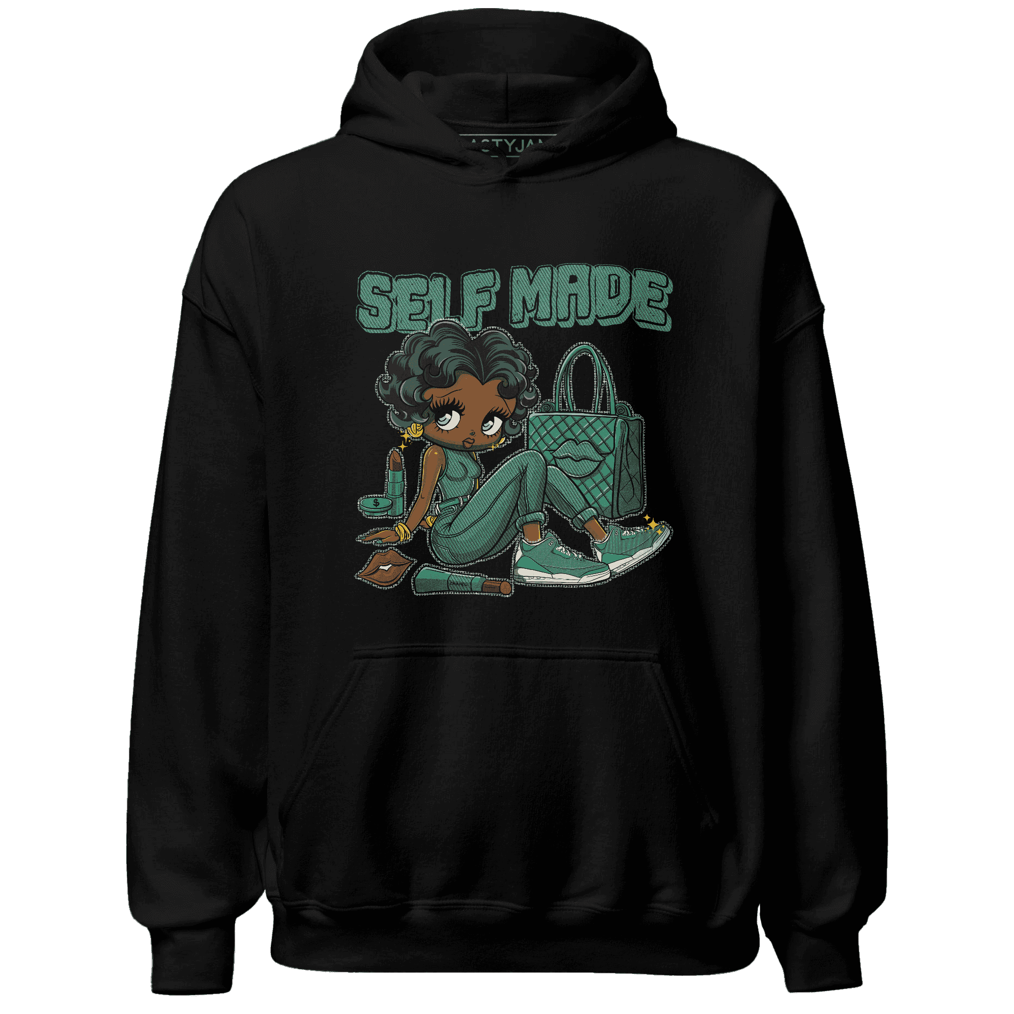 Nina CN Abney 3s Hoodie Match Sneaker Girl Selfmade - NastyJamz