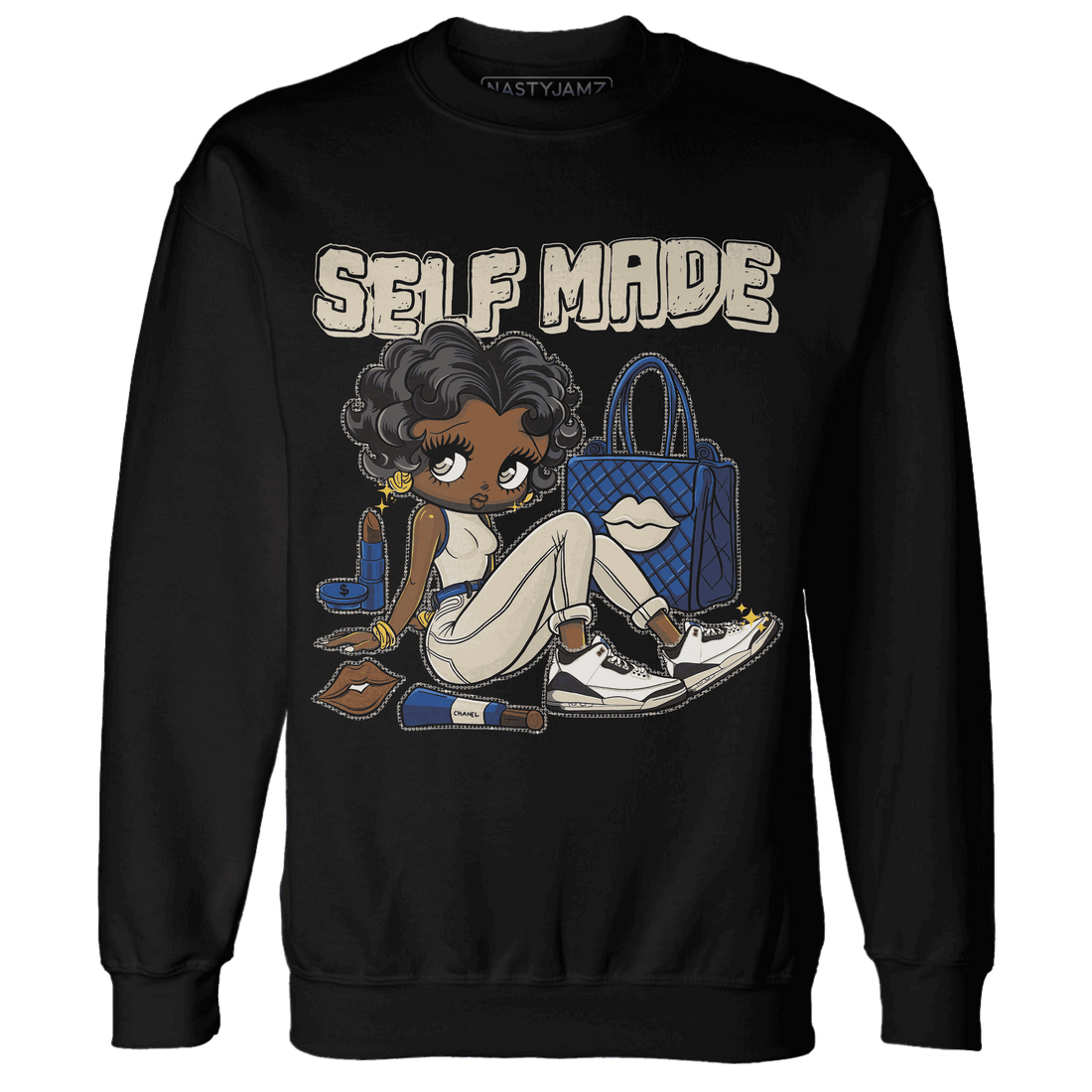 Quaiii 54 3s Sweatshirt Match Sneaker Girl Selfmade - NastyJamz