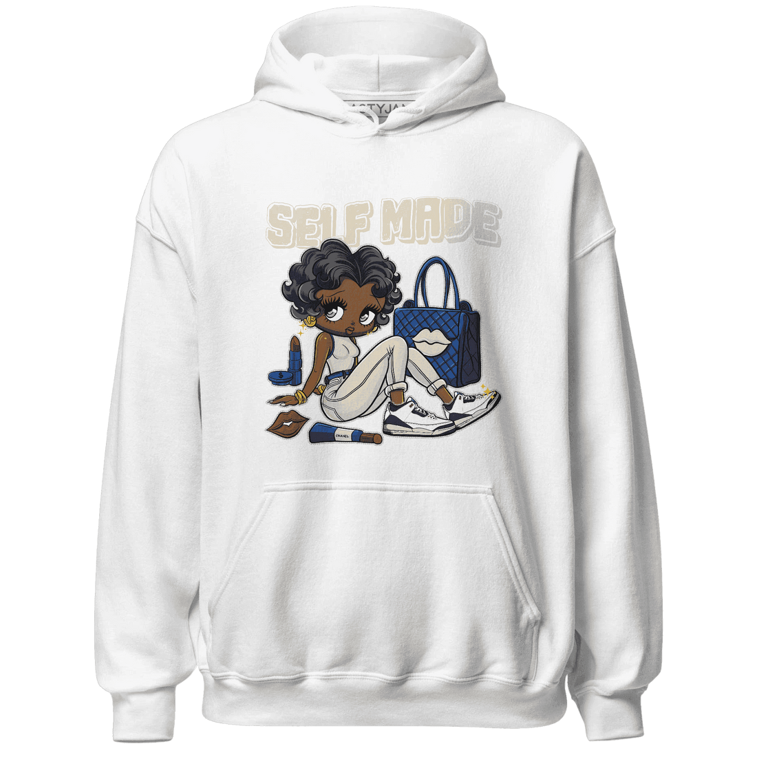 Quaiii 54s Hoodie Match Sneaker Girl Selfmade - NastyJamz