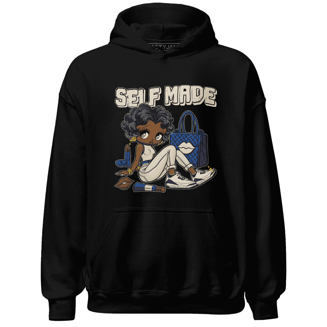 Quaiii 54s Hoodie Match Sneaker Girl Selfmade - NastyJamz