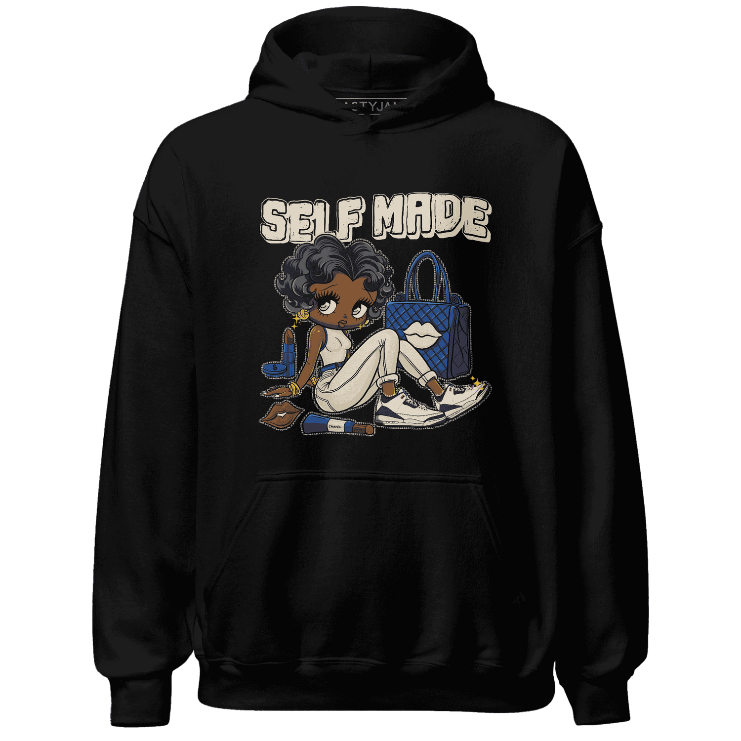 Quaiii 54s Hoodie Match Sneaker Girl Selfmade - NastyJamz