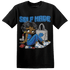 Industrial Blue 4s T Shirt Match Sneaker Girl Selfmade - NastyJamz