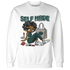 Oxidized Green 4s Sweatshirt Match Sneaker Girl Selfmade - NastyJamz