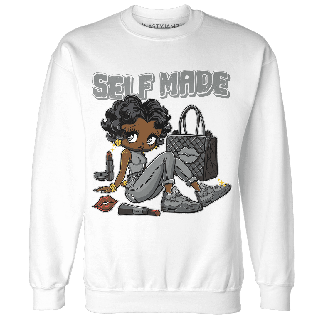 Paris Olympicsss 4s Sweatshirt Match Sneaker Girl Selfmade - NastyJamz