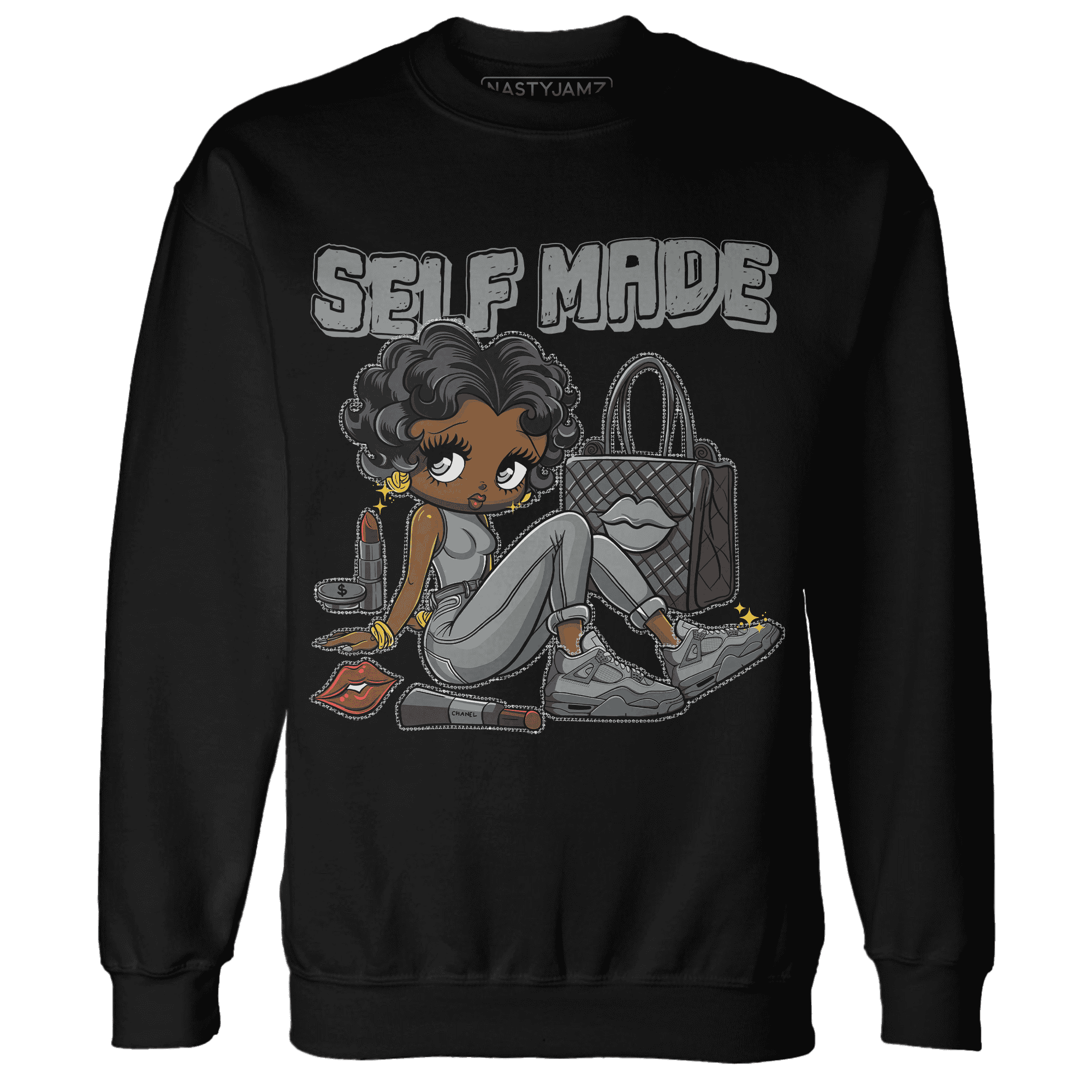 Paris Olympicsss 4s Sweatshirt Match Sneaker Girl Selfmade - NastyJamz