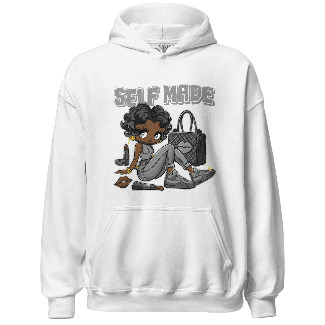 Paris Olympicsss 4s Hoodie Match Sneaker Girl Selfmade - NastyJamz