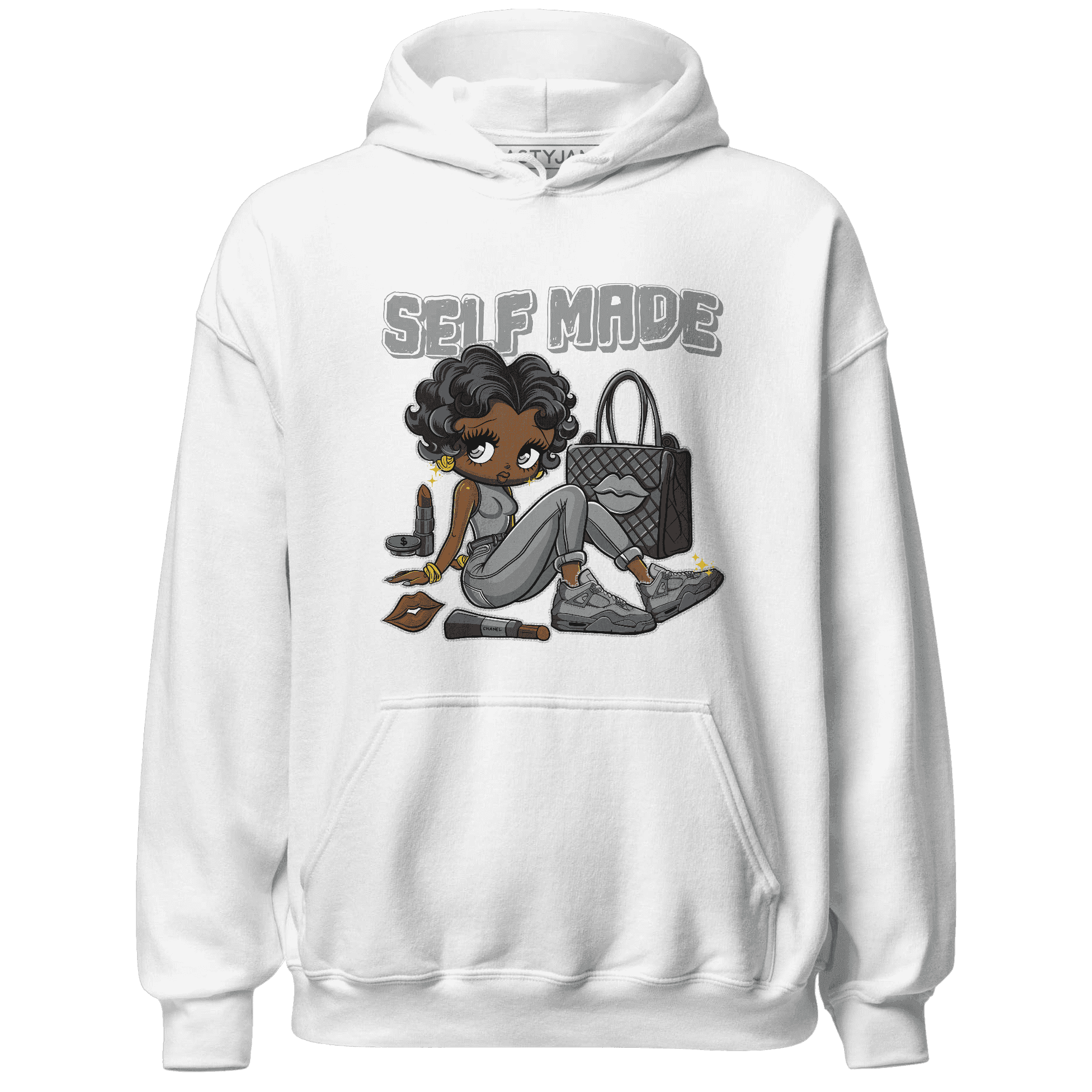 Paris Olympicsss 4s Hoodie Match Sneaker Girl Selfmade - NastyJamz