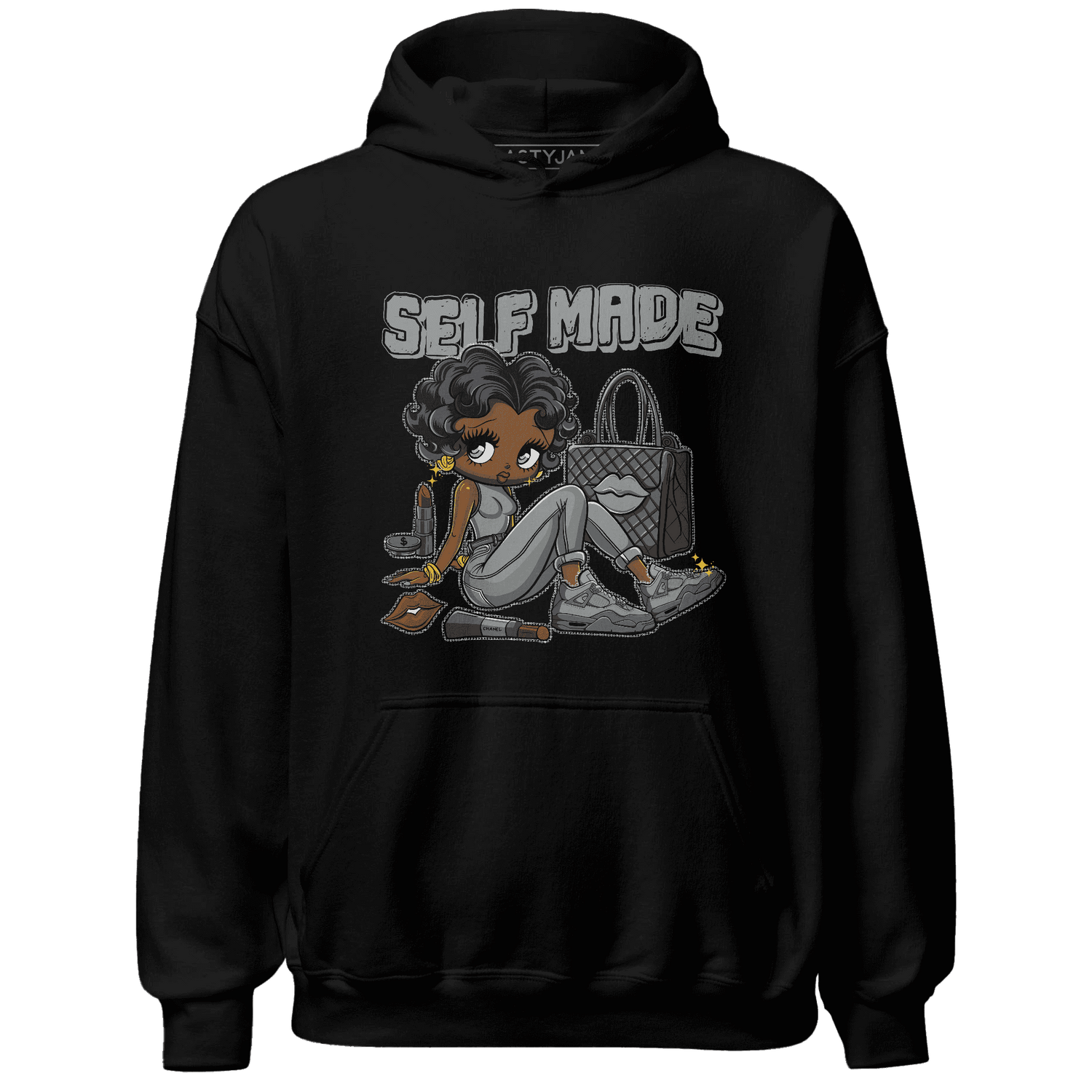 Paris Olympicsss 4s Hoodie Match Sneaker Girl Selfmade - NastyJamz