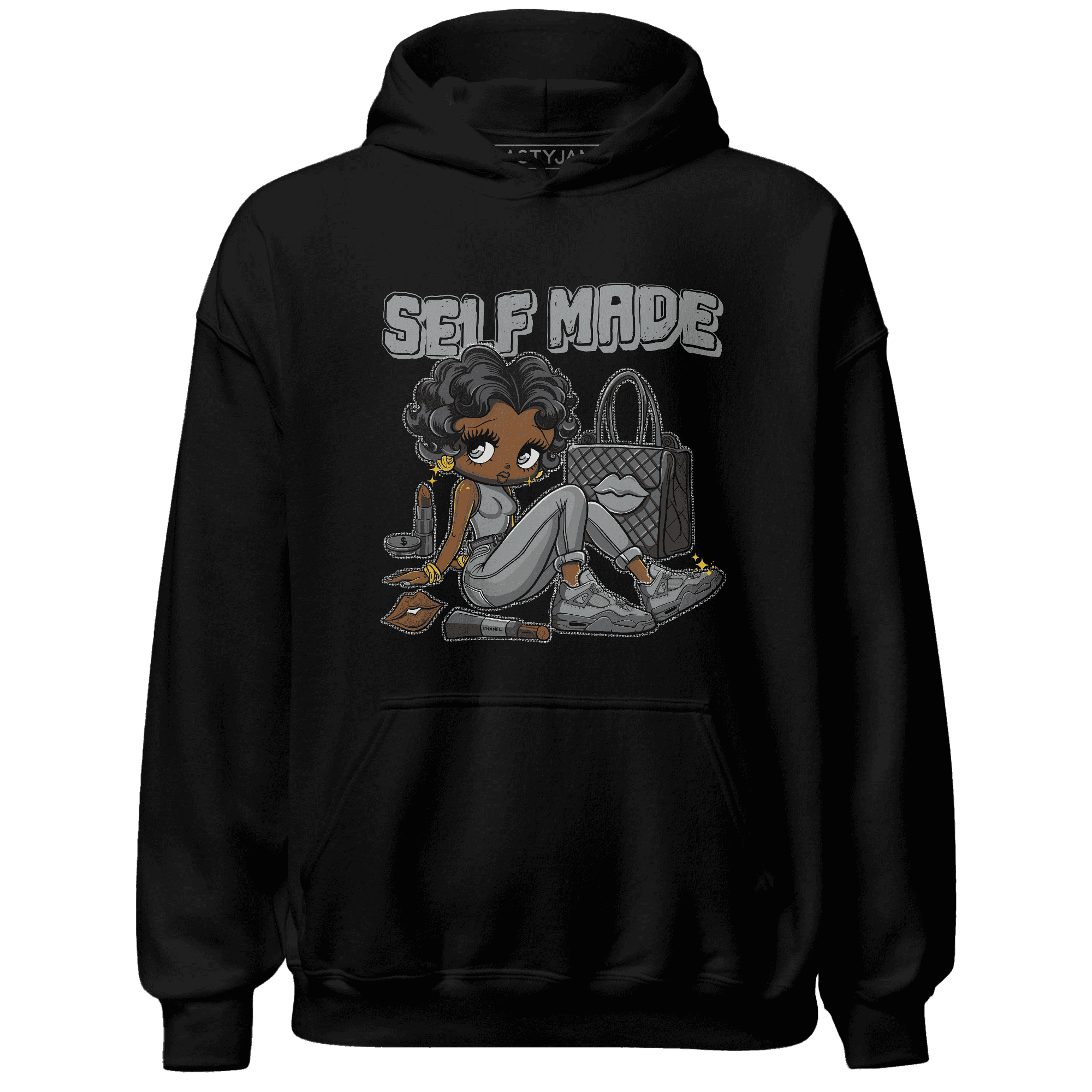 Paris Olympicsss 4s Hoodie Match Sneaker Girl Selfmade - NastyJamz