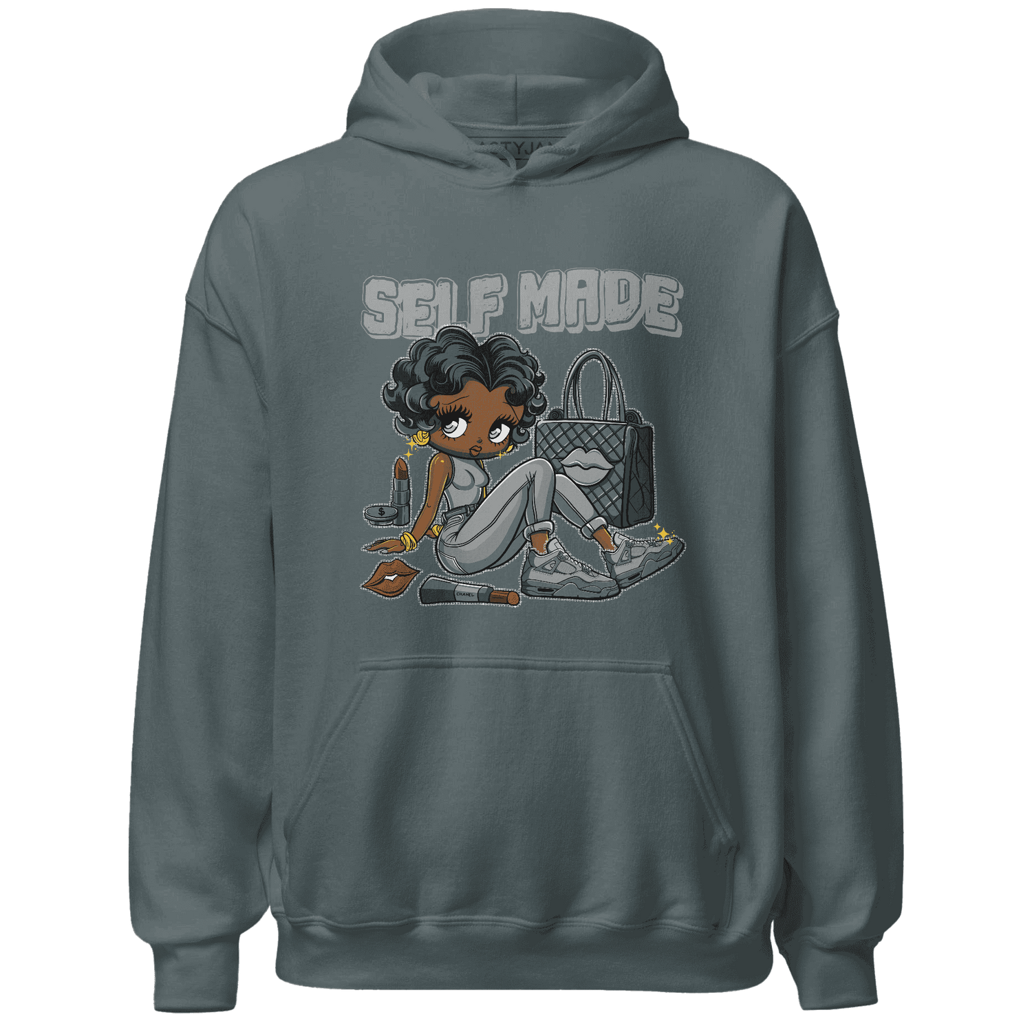 Paris Olympicsss 4s Hoodie Match Sneaker Girl Selfmade - NastyJamz