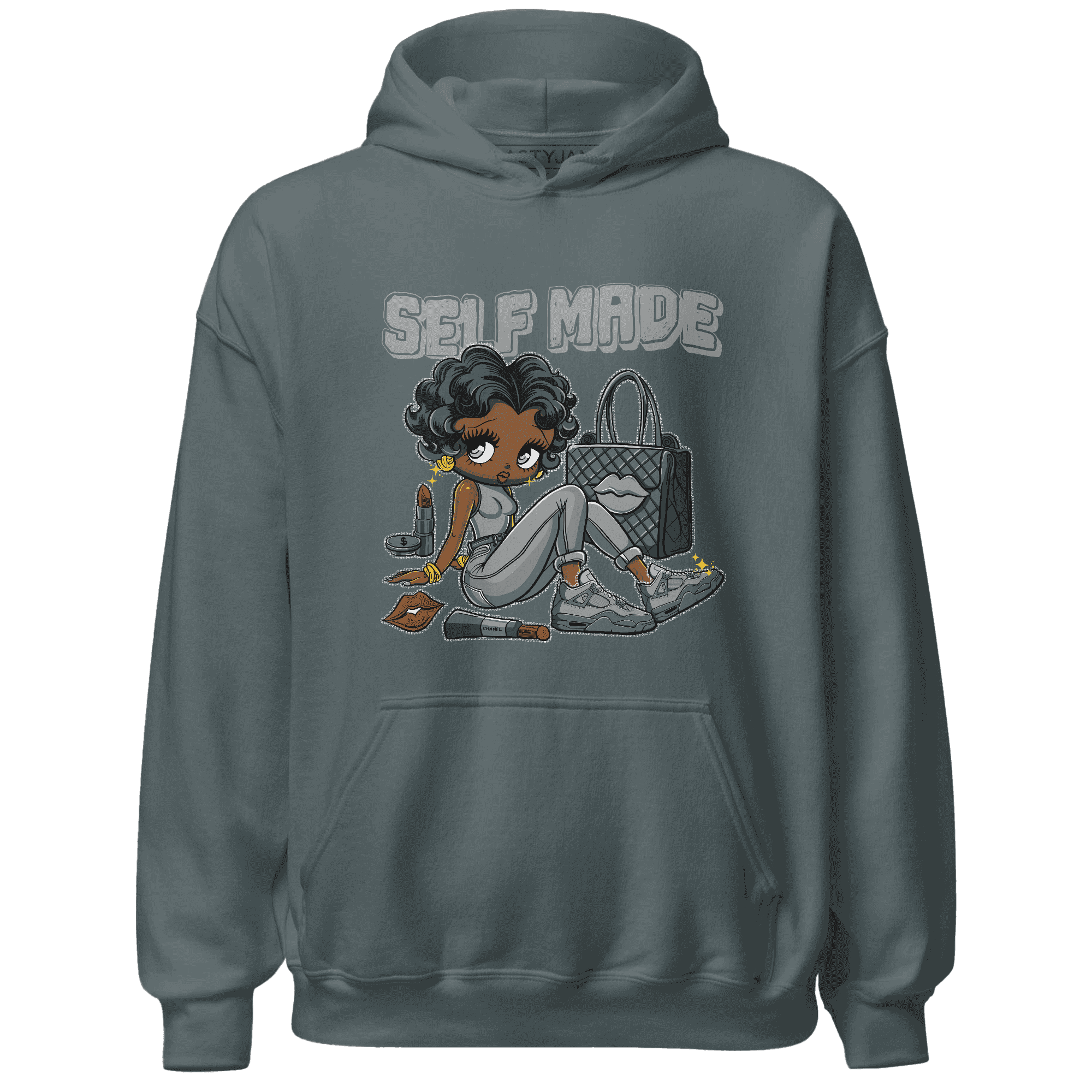 Paris Olympicsss 4s Hoodie Match Sneaker Girl Selfmade - NastyJamz