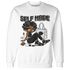 White-Thunder-4s-Sweatshirt-Match-Sneaker-Girl-Selfmade