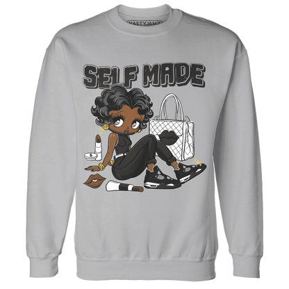 White-Thunder-4s-Sweatshirt-Match-Sneaker-Girl-Selfmade