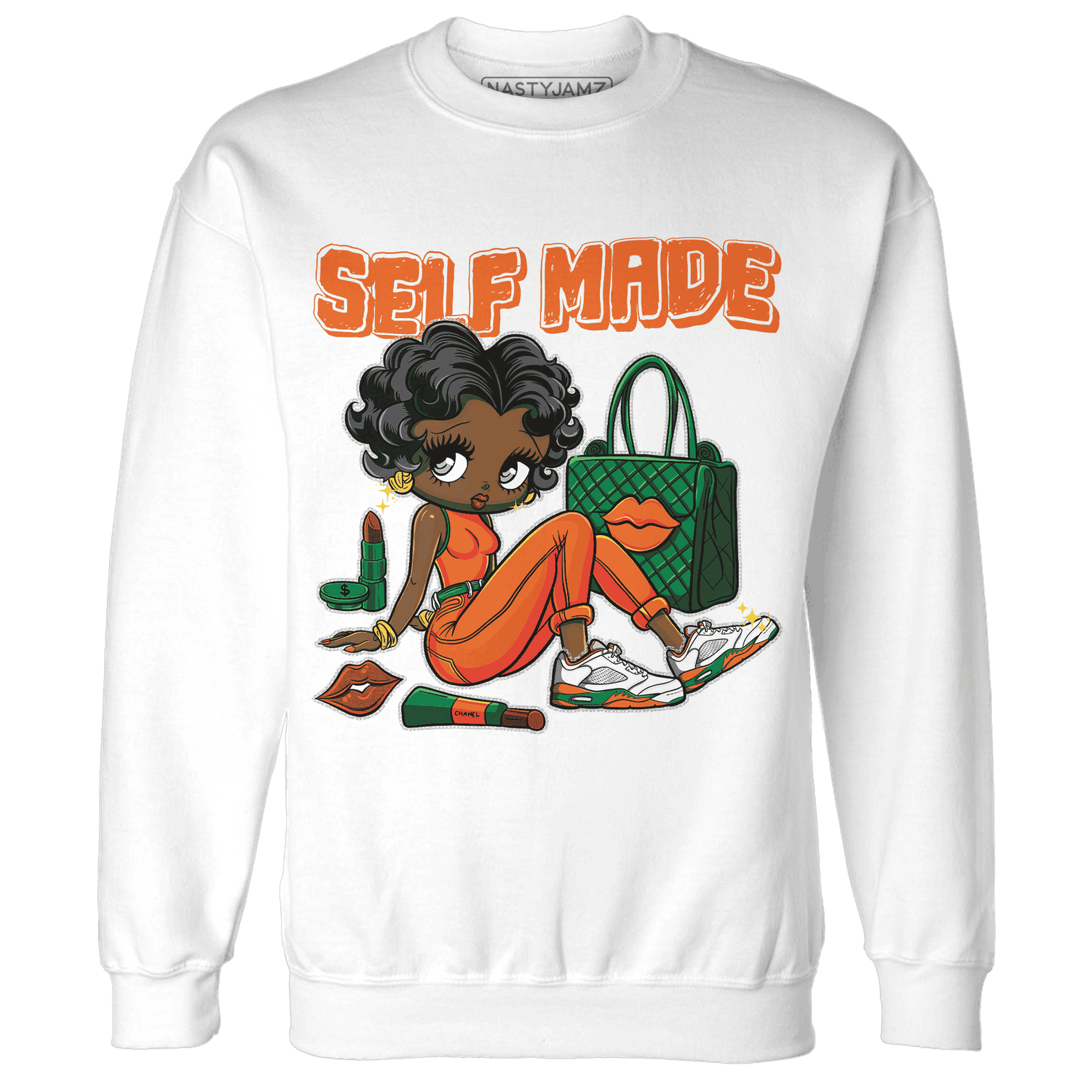 MAM Hurricanes 5s Sweatshirt Match Sneaker Girl Selfmade - NastyJamz