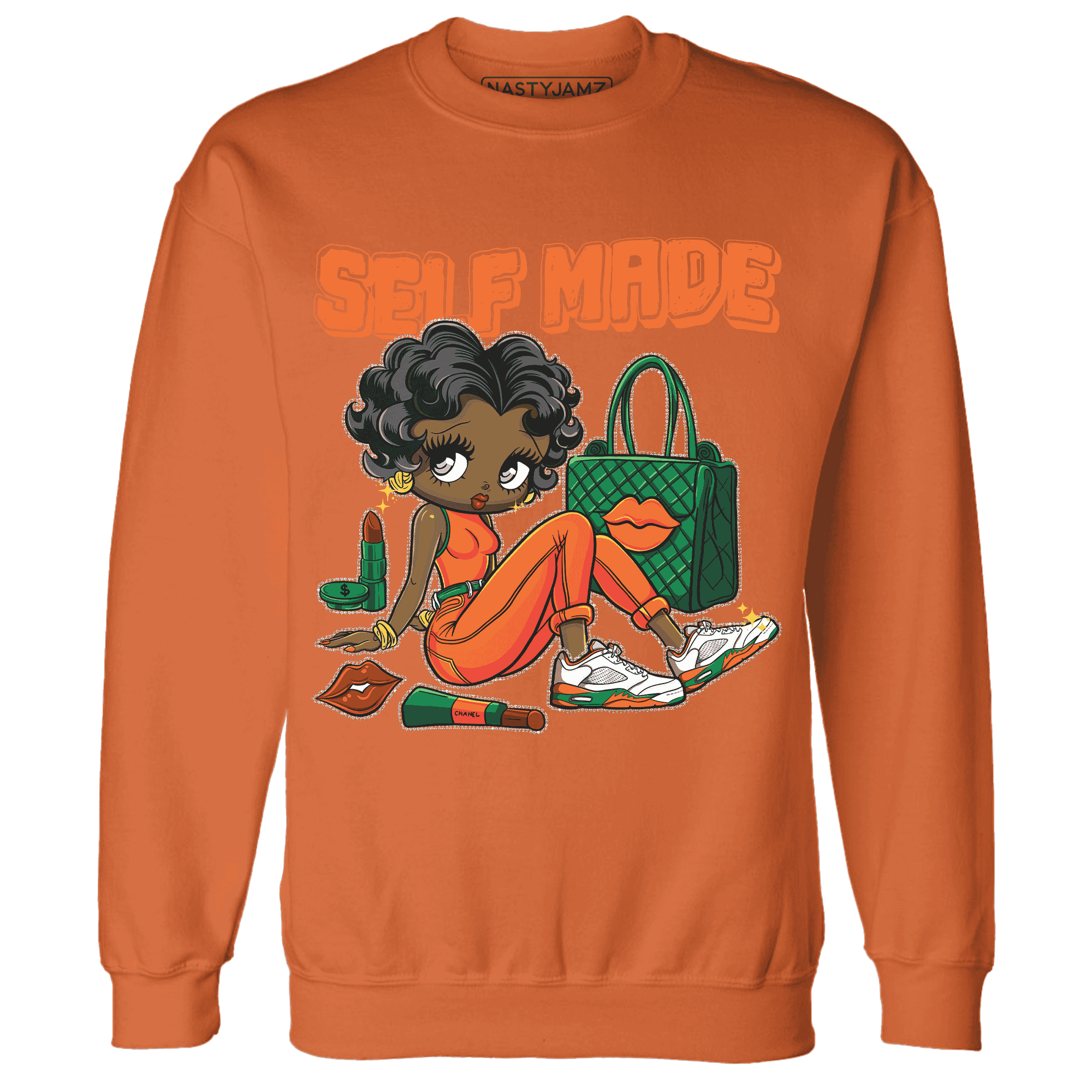 MAM Hurricanes 5s Sweatshirt Match Sneaker Girl Selfmade - NastyJamz