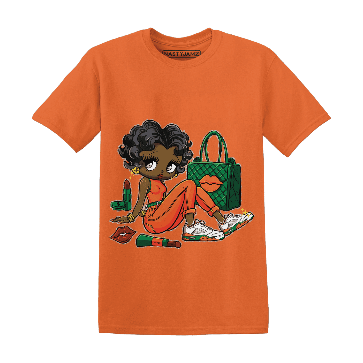 MAM Hurricanes 5s T Shirt Match Sneaker Girl Selfmade - NastyJamz