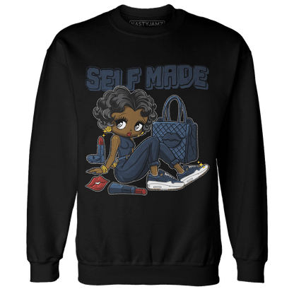 AM 1 86 Jackie Robinson Sweatshirt Match Sneaker Girl Selfmade - NastyJamz