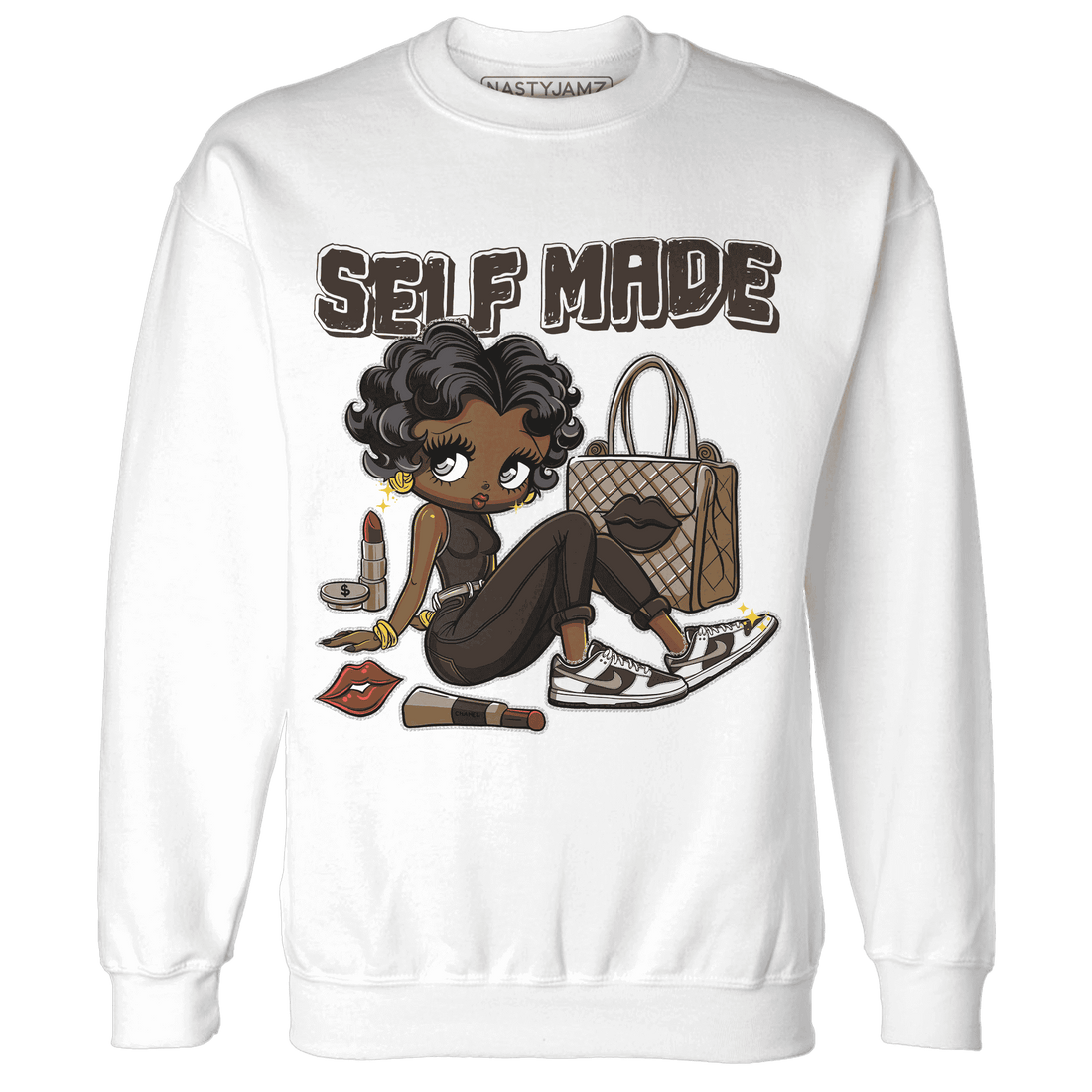 Dunk Low Baroque Brown Sweatshirt Match Sneaker Girl Selfmade - NastyJamz