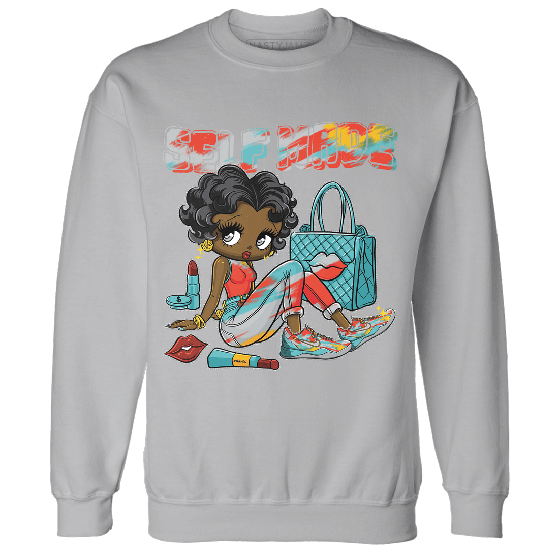 KB 8 Protro Venice Beach Sweatshirt Match Sneaker Girl Selfmade - NastyJamz
