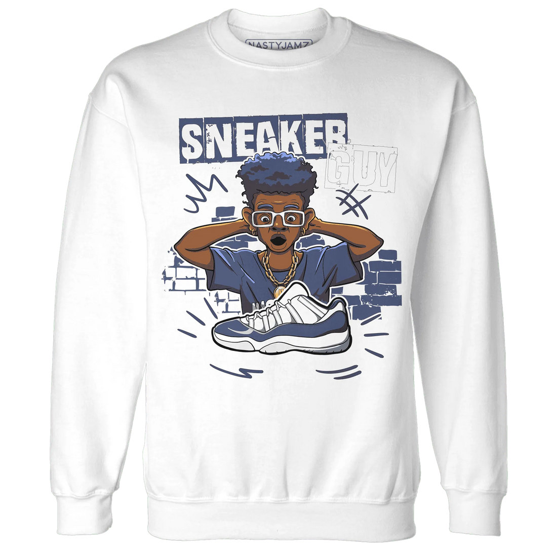 NastyJamz-Low-Diffused-Blue-11s-Sweatshirt-Match-Sneaker-Guy-Collector