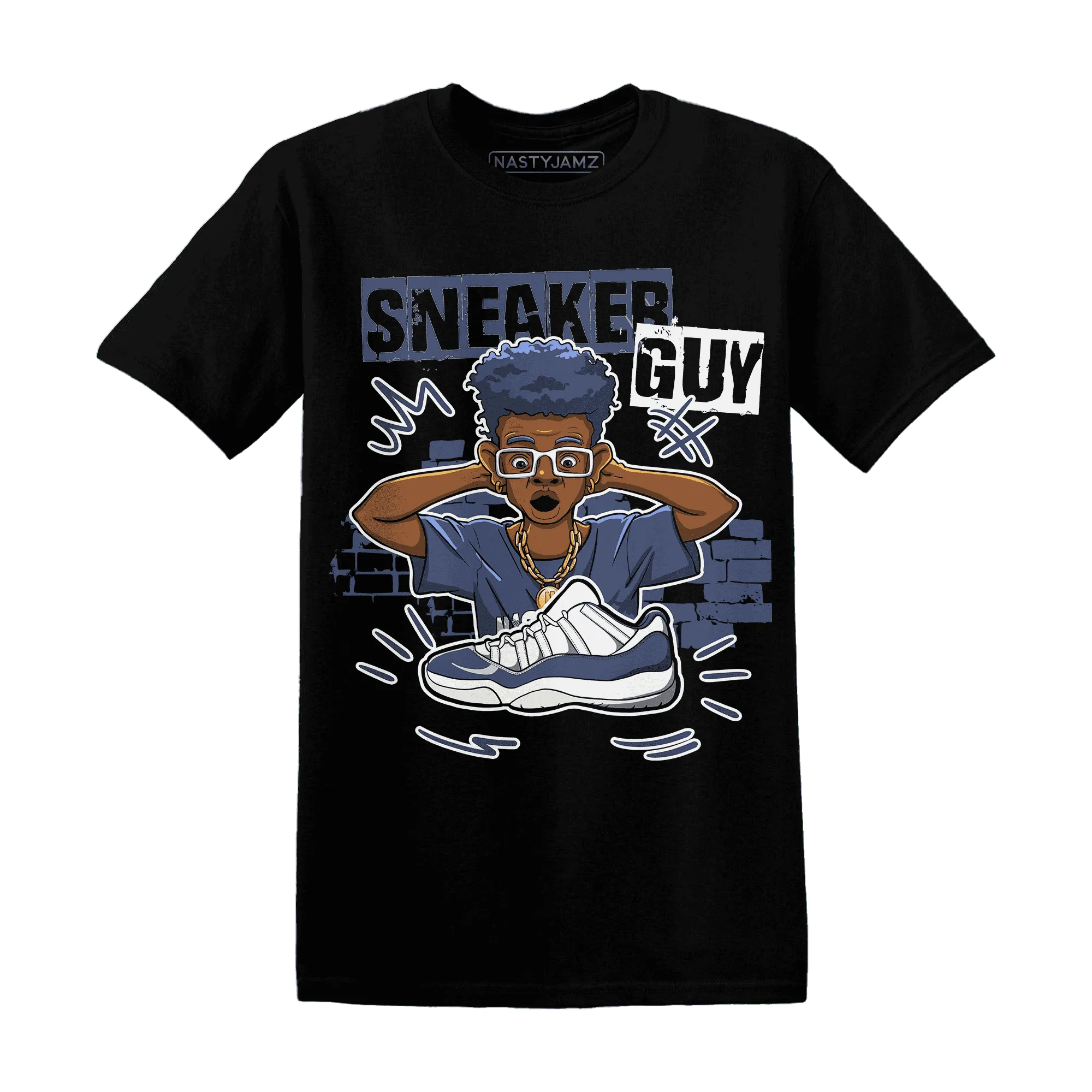 NastyJamz-Low-Diffused-Blue-11s-T-Shirt-Match-Sneaker-Guy-Collector