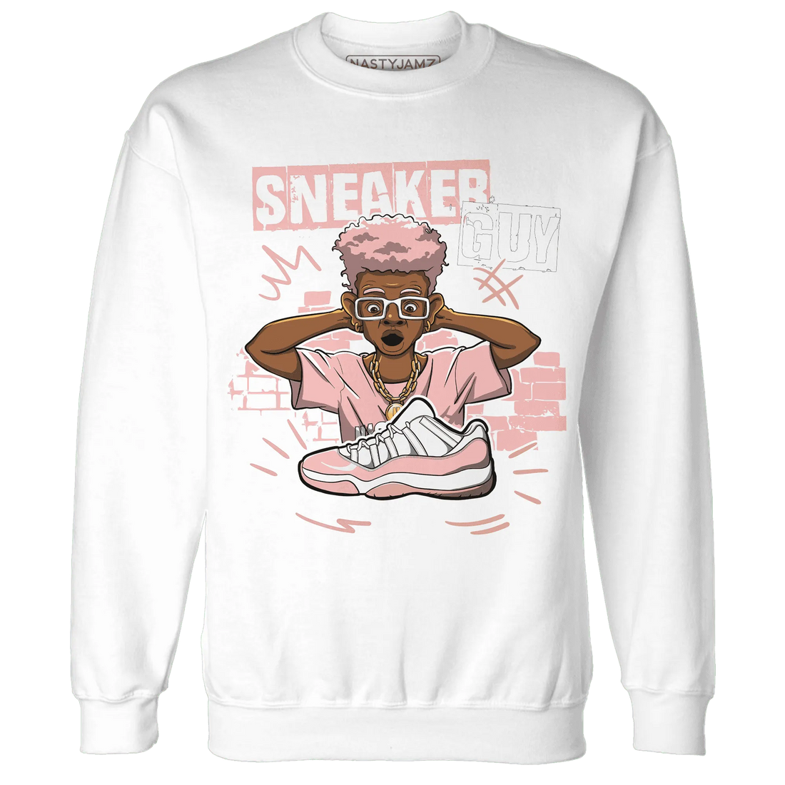 NastyJamz-Low-Legend-Pink-11s-Sweatshirt-Match-Sneaker-Guy-Collector