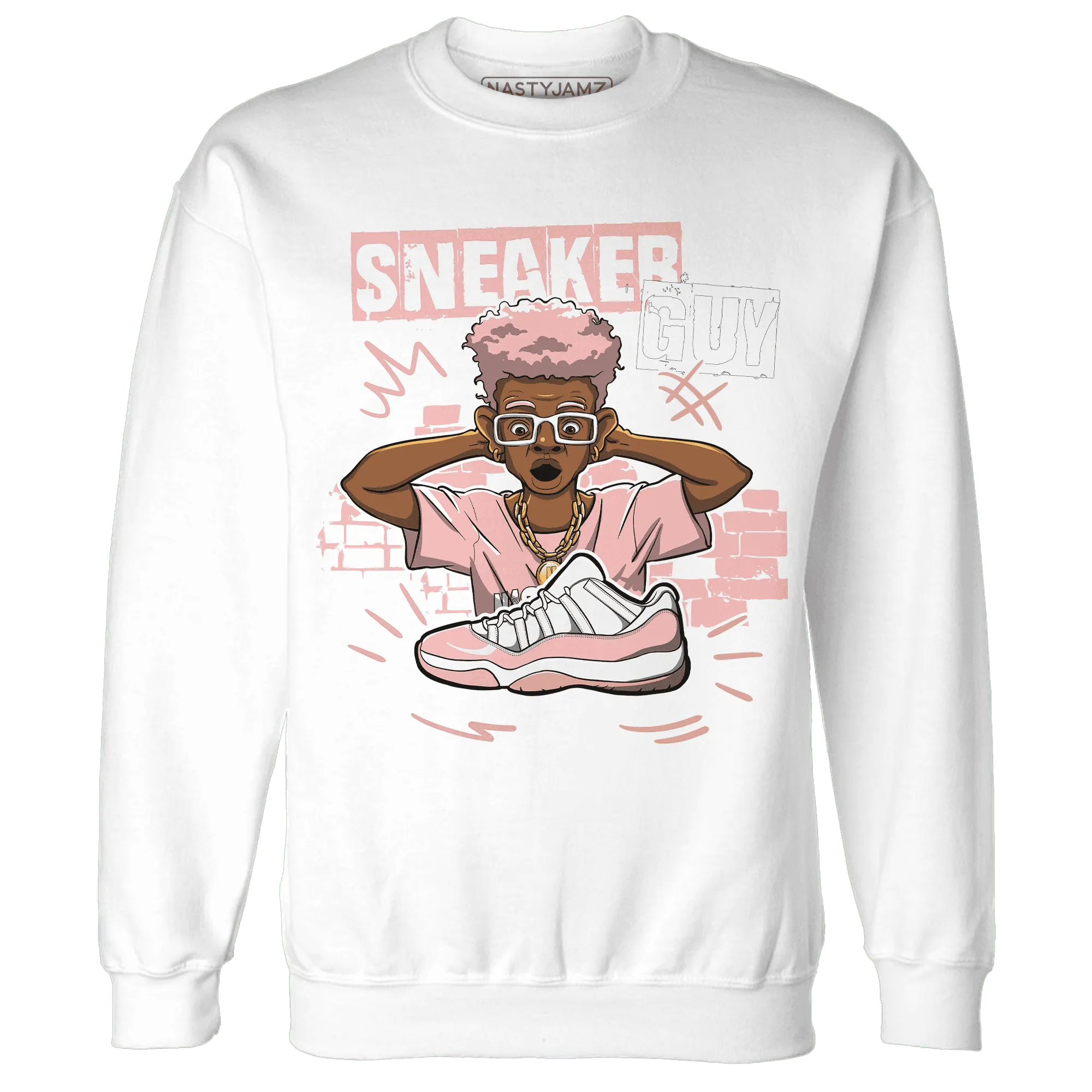 NastyJamz-Low-Legend-Pink-11s-Sweatshirt-Match-Sneaker-Guy-Collector