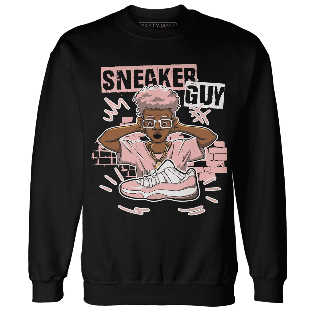 NastyJamz-Low-Legend-Pink-11s-Sweatshirt-Match-Sneaker-Guy-Collector
