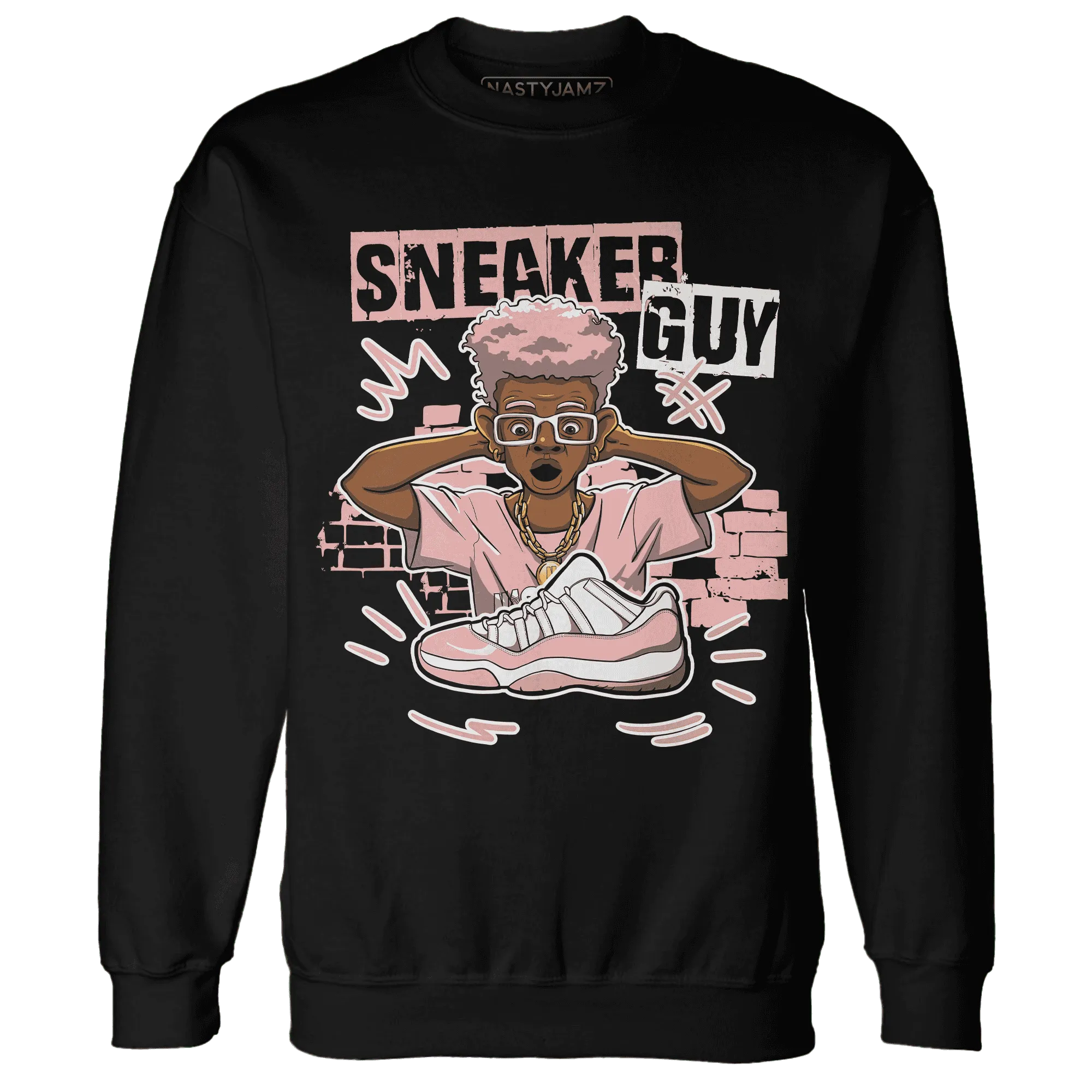 NastyJamz-Low-Legend-Pink-11s-Sweatshirt-Match-Sneaker-Guy-Collector