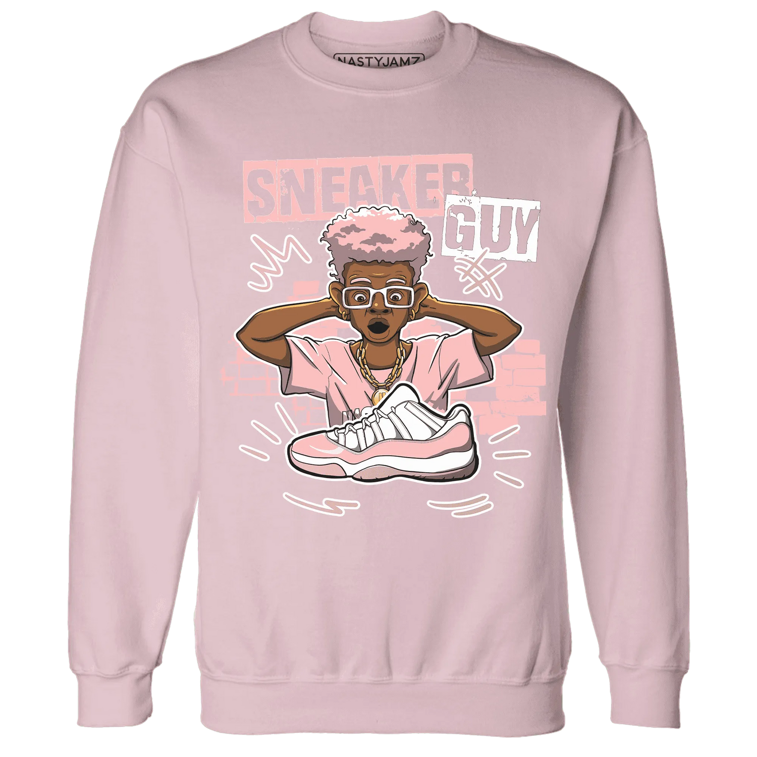 NastyJamz-Low-Legend-Pink-11s-Sweatshirt-Match-Sneaker-Guy-Collector