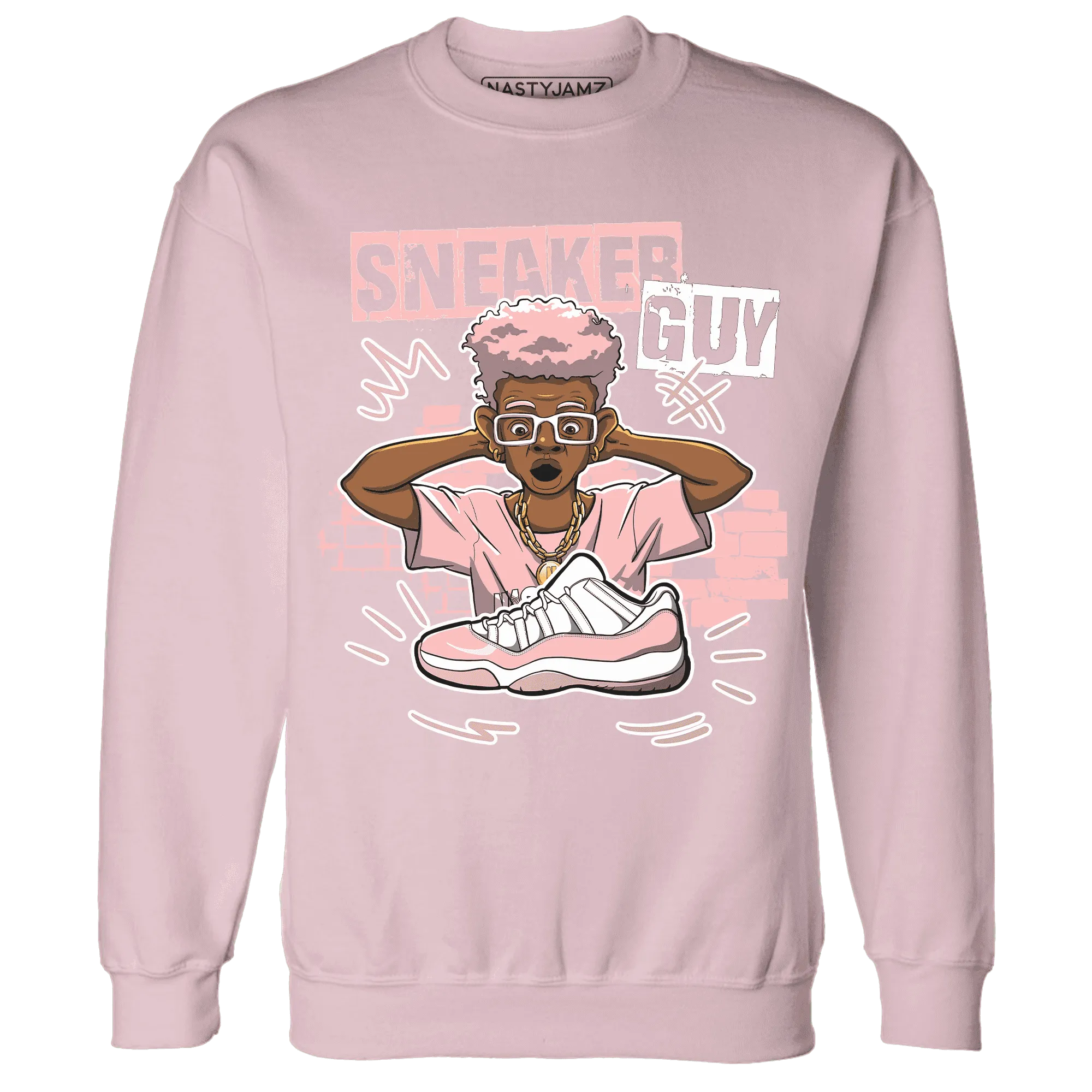NastyJamz-Low-Legend-Pink-11s-Sweatshirt-Match-Sneaker-Guy-Collector