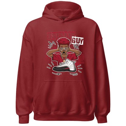 NastyJamz-Retro-Red-Taxi-12s-Hoodie-Match-Sneaker-Guy-Collector