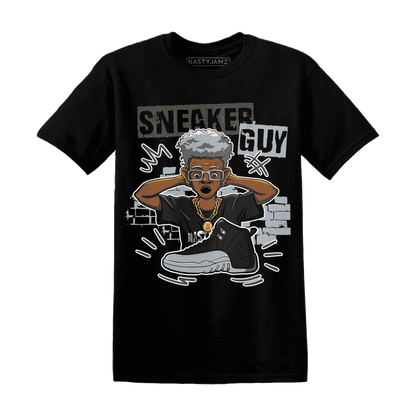 NastyJamz-Wolf-Grey-12s-T-Shirt-Match-Sneaker-Guy-Collector