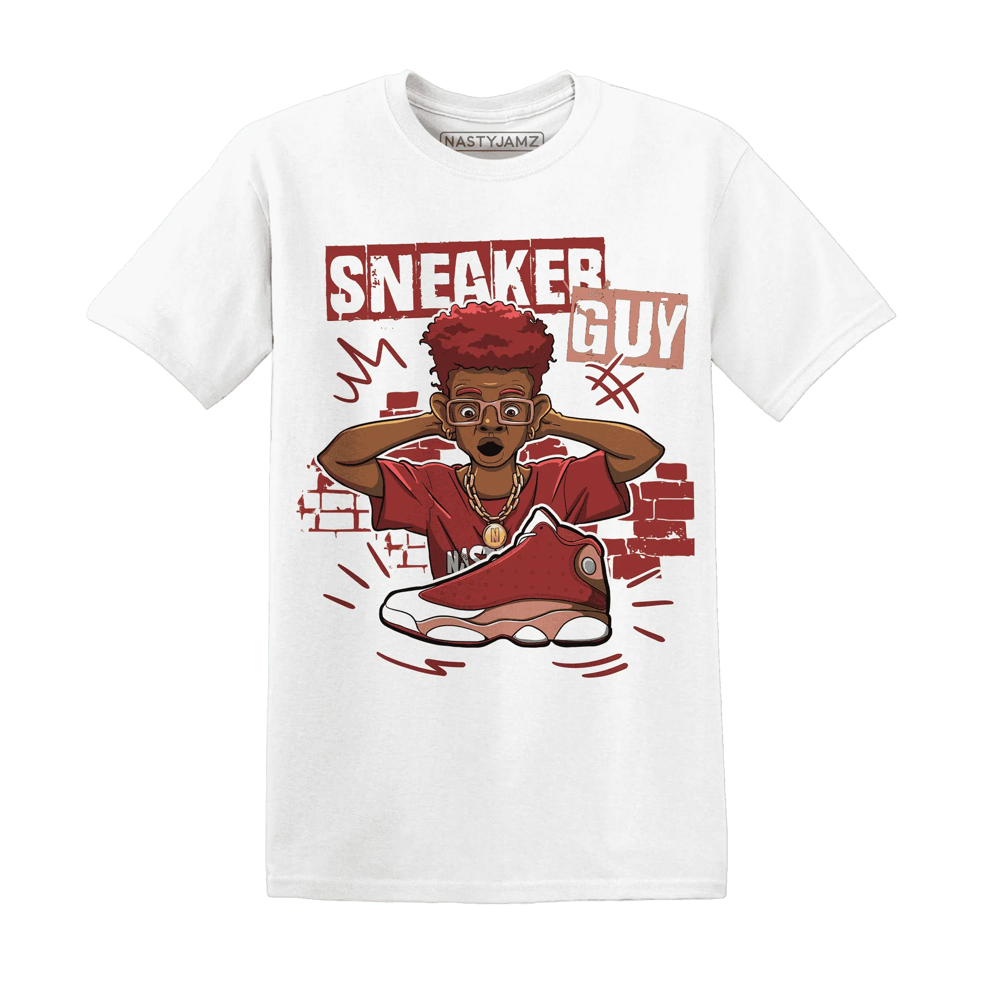 NastyJamz-Dune-Red-13s-T-Shirt-Match-Sneaker-Guy-Collector