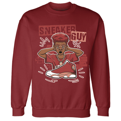NastyJamz-Dune-Red-13s-Sweatshirt-Match-Sneaker-Guy-Collector
