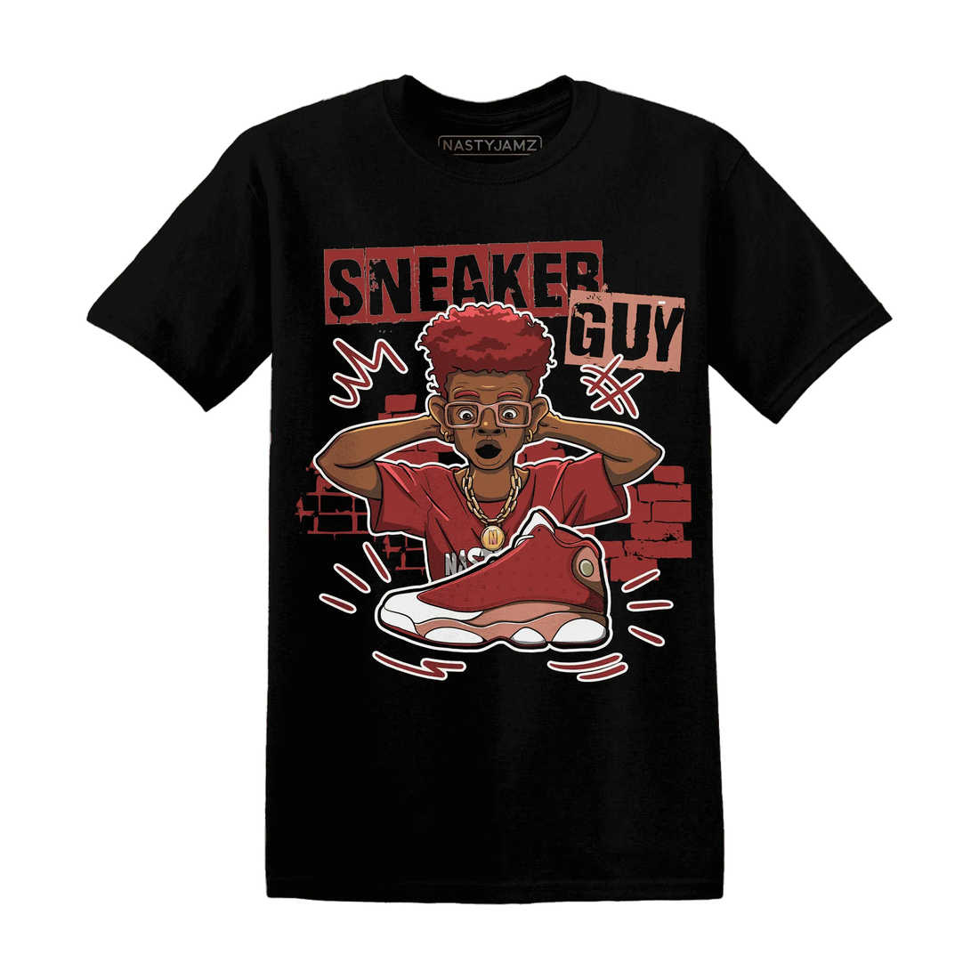 NastyJamz-Dune-Red-13s-T-Shirt-Match-Sneaker-Guy-Collector