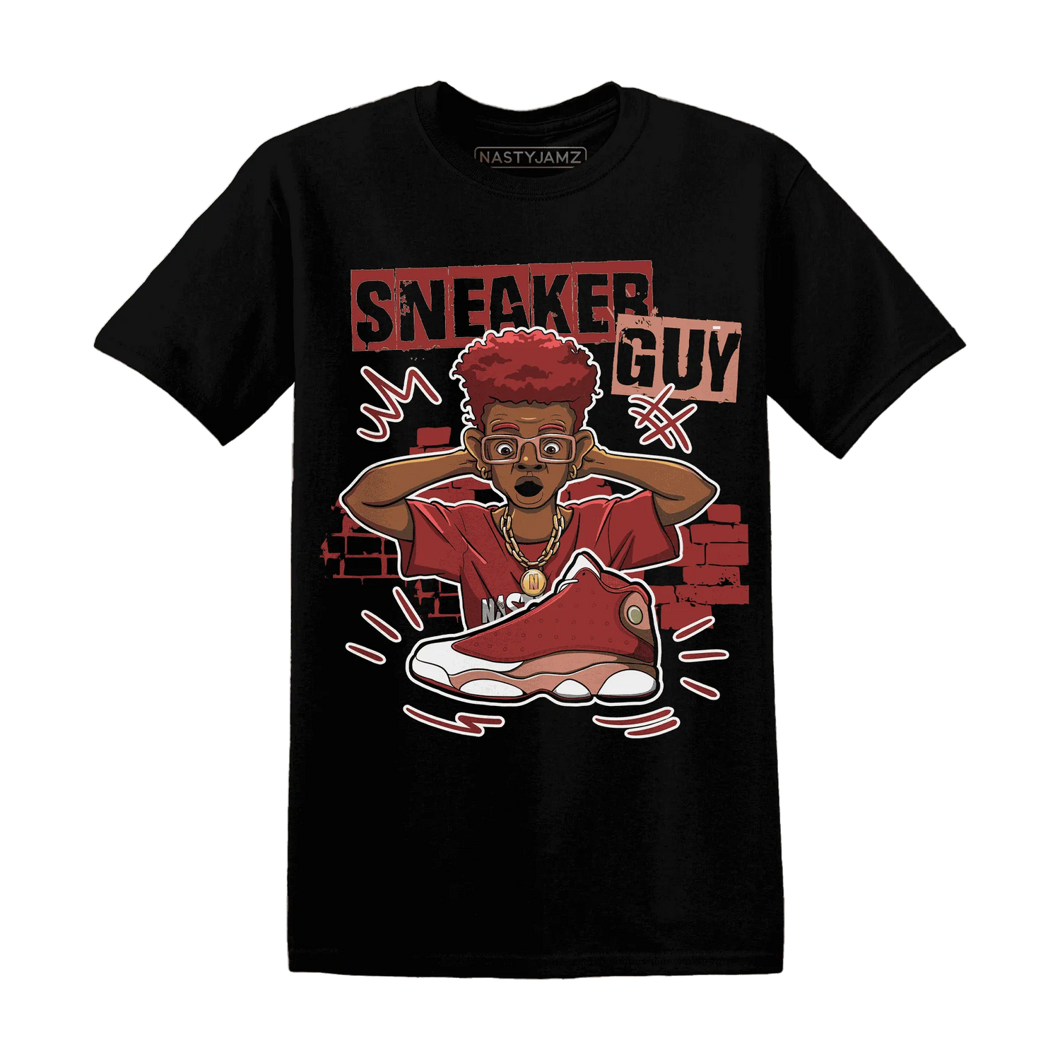NastyJamz-Dune-Red-13s-T-Shirt-Match-Sneaker-Guy-Collector