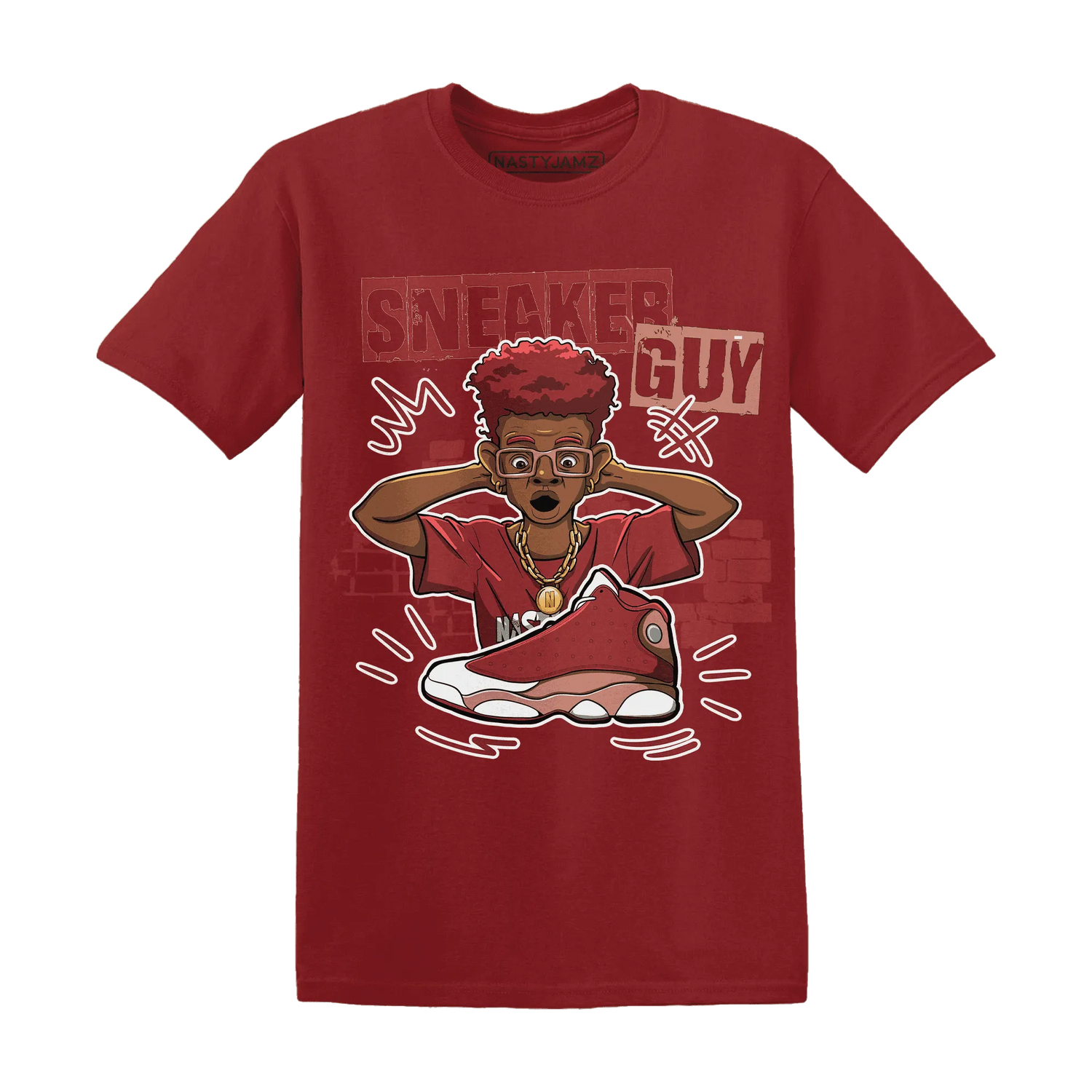 NastyJamz-Dune-Red-13s-T-Shirt-Match-Sneaker-Guy-Collector