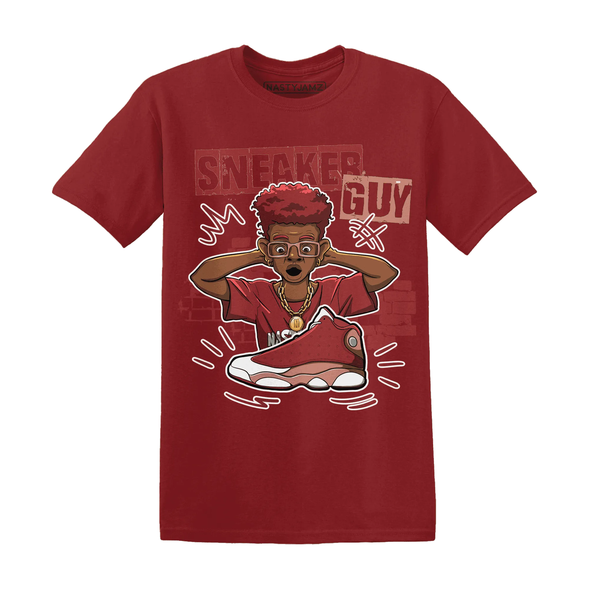 NastyJamz-Dune-Red-13s-T-Shirt-Match-Sneaker-Guy-Collector