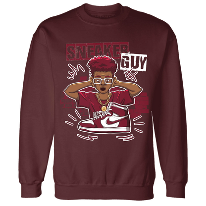 NastyJamz-High-White-Team-Red-1s-Sweatshirt-Match-Sneaker-Guy-Collector