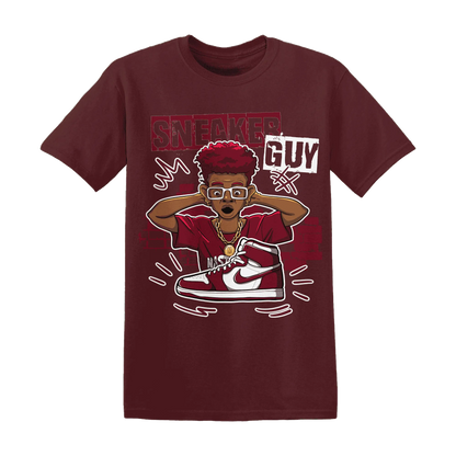 NastyJamz-High-White-Team-Red-1s-T-Shirt-Match-Sneaker-Guy-Collector