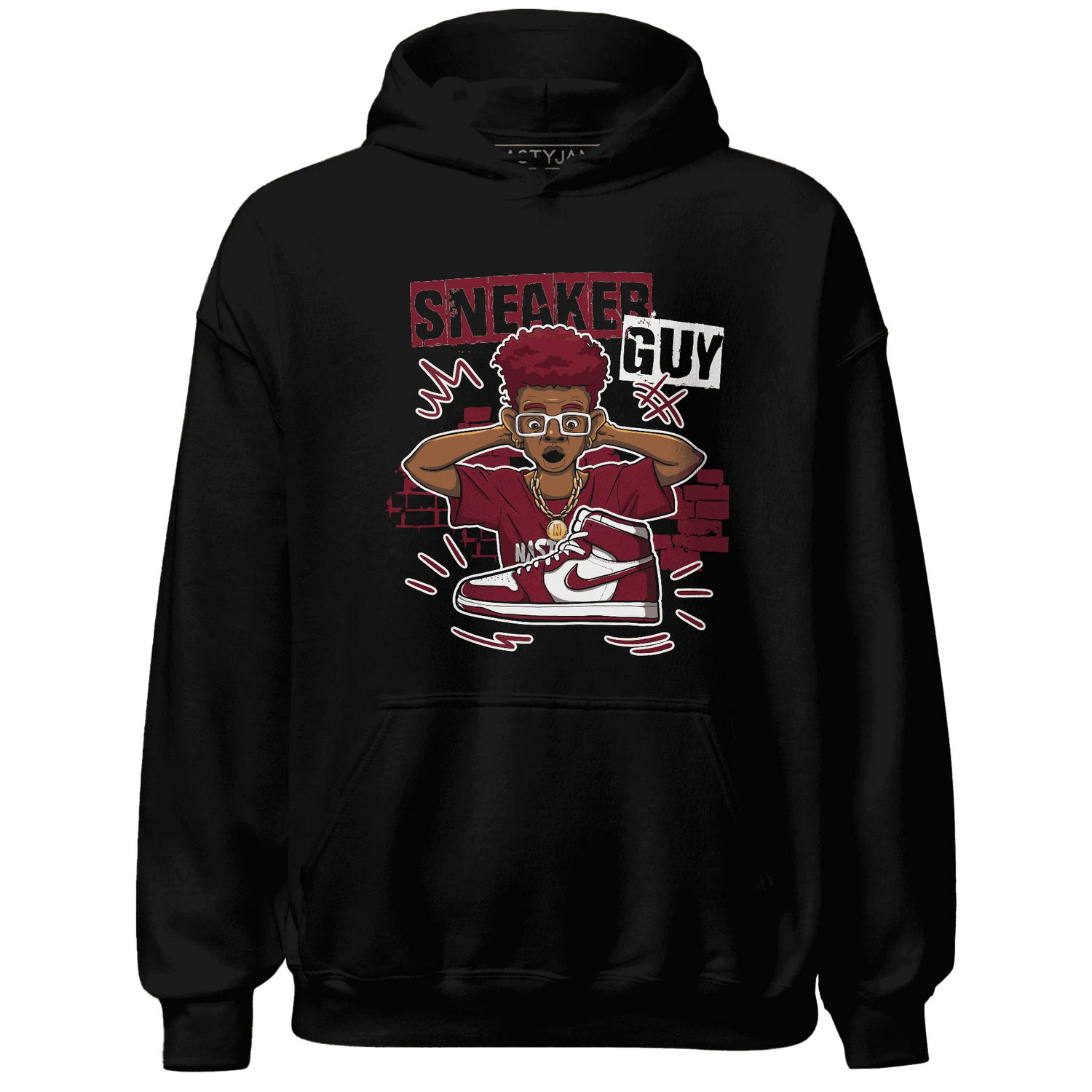 NastyJamz-High-White-Team-Red-1s-Hoodie-Match-Sneaker-Guy-Collector
