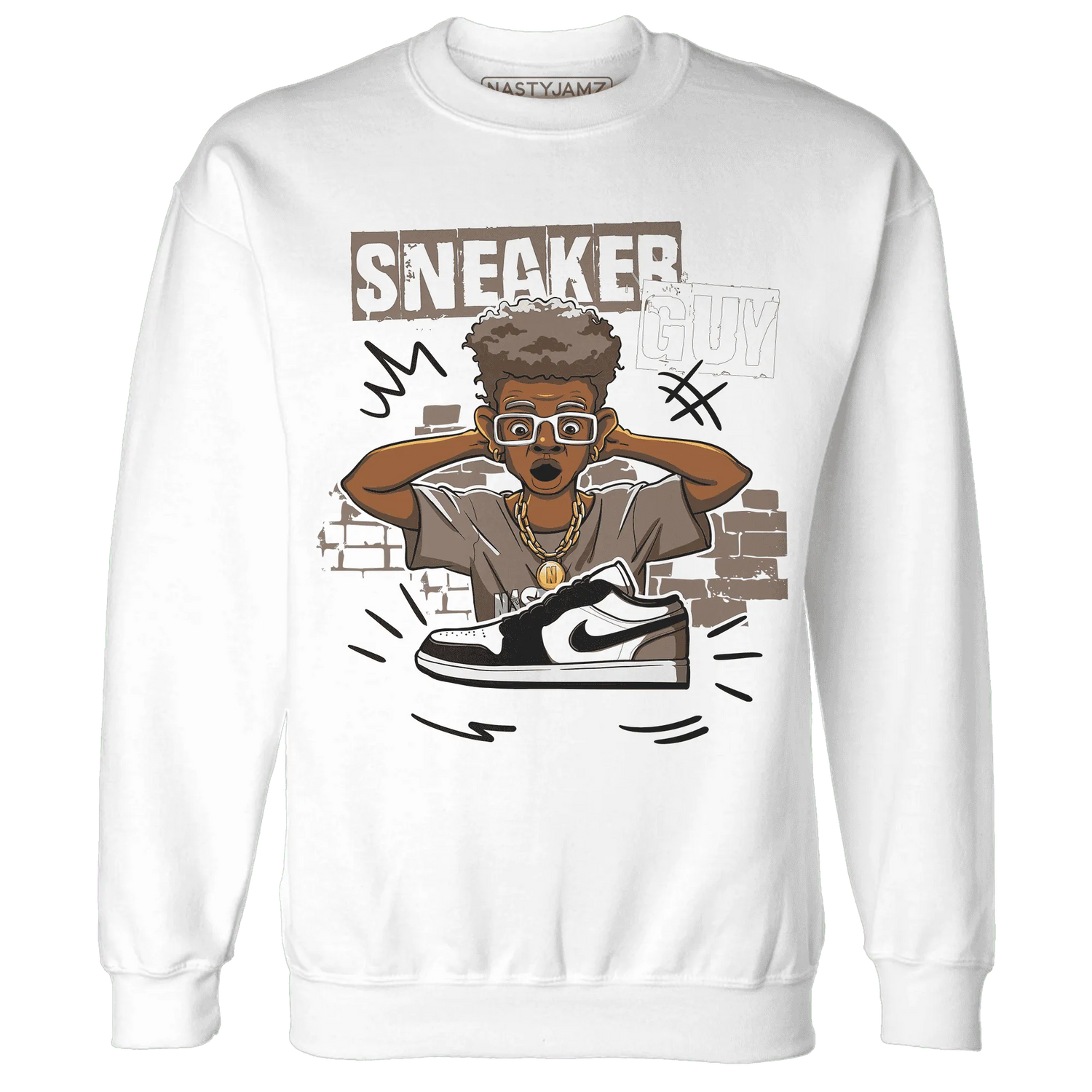 NastyJamz-Low-Mocha-1s-Sweatshirt-Match-Sneaker-Guy-Collector