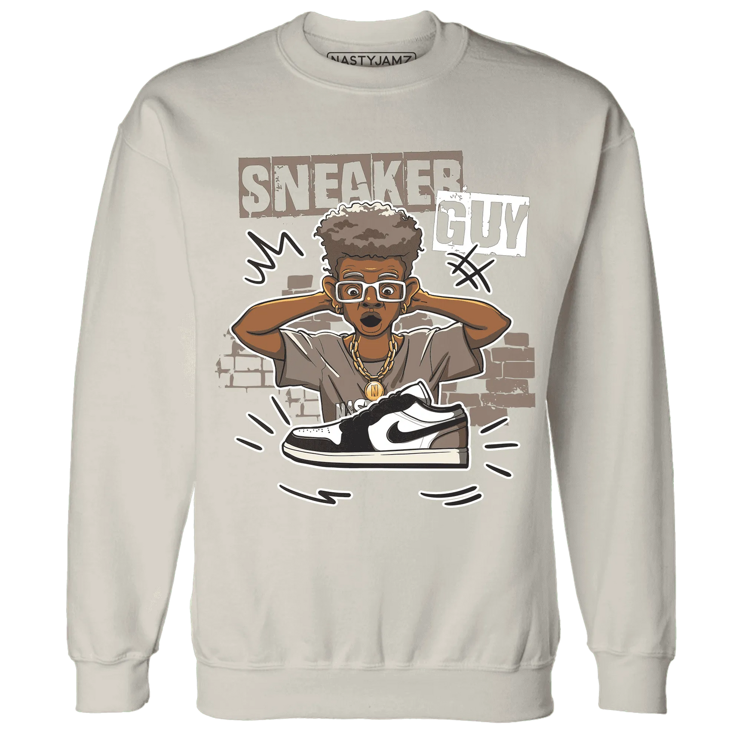 NastyJamz-Low-Mocha-1s-Sweatshirt-Match-Sneaker-Guy-Collector
