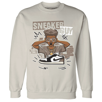 NastyJamz-Low-Mocha-1s-Sweatshirt-Match-Sneaker-Guy-Collector