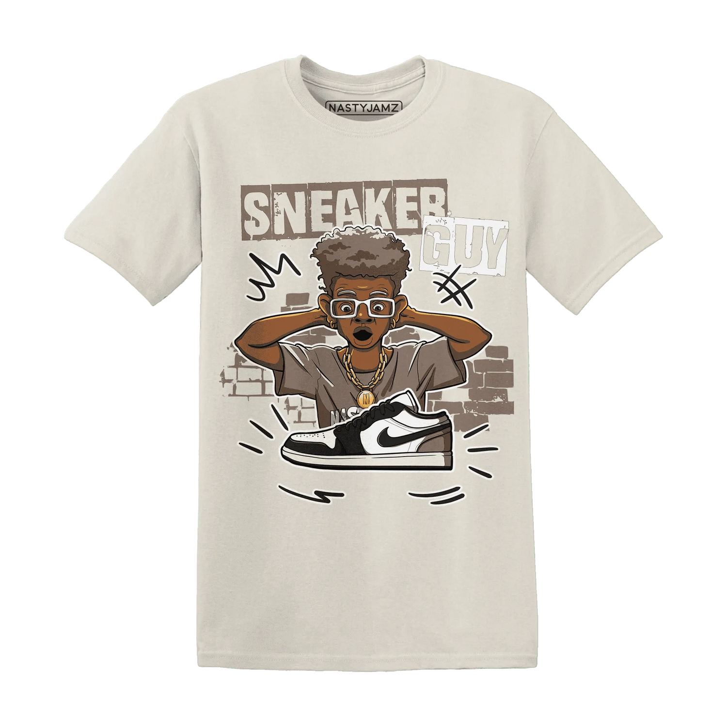 NastyJamz-Low-Mocha-1s-T-Shirt-Match-Sneaker-Guy-Collector