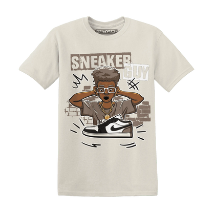 NastyJamz-Low-Mocha-1s-T-Shirt-Match-Sneaker-Guy-Collector