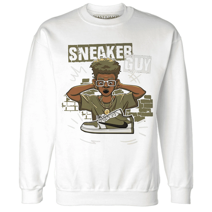 NastyJamz-Medium-Olive-1s-Sweatshirt-Match-Sneaker-Guy-Collector