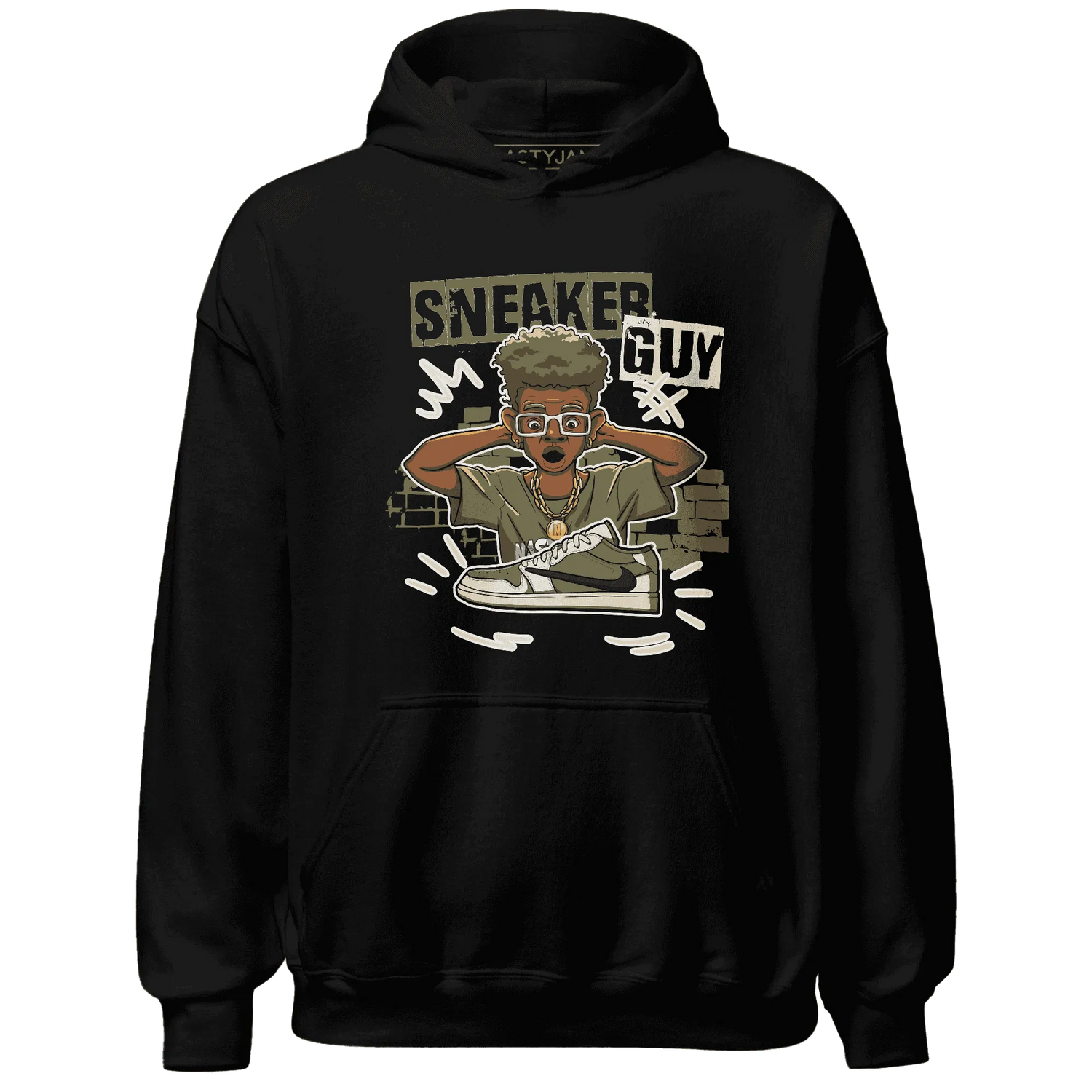 NastyJamz-Medium-Olive-1s-Hoodie-Match-Sneaker-Guy-Collector