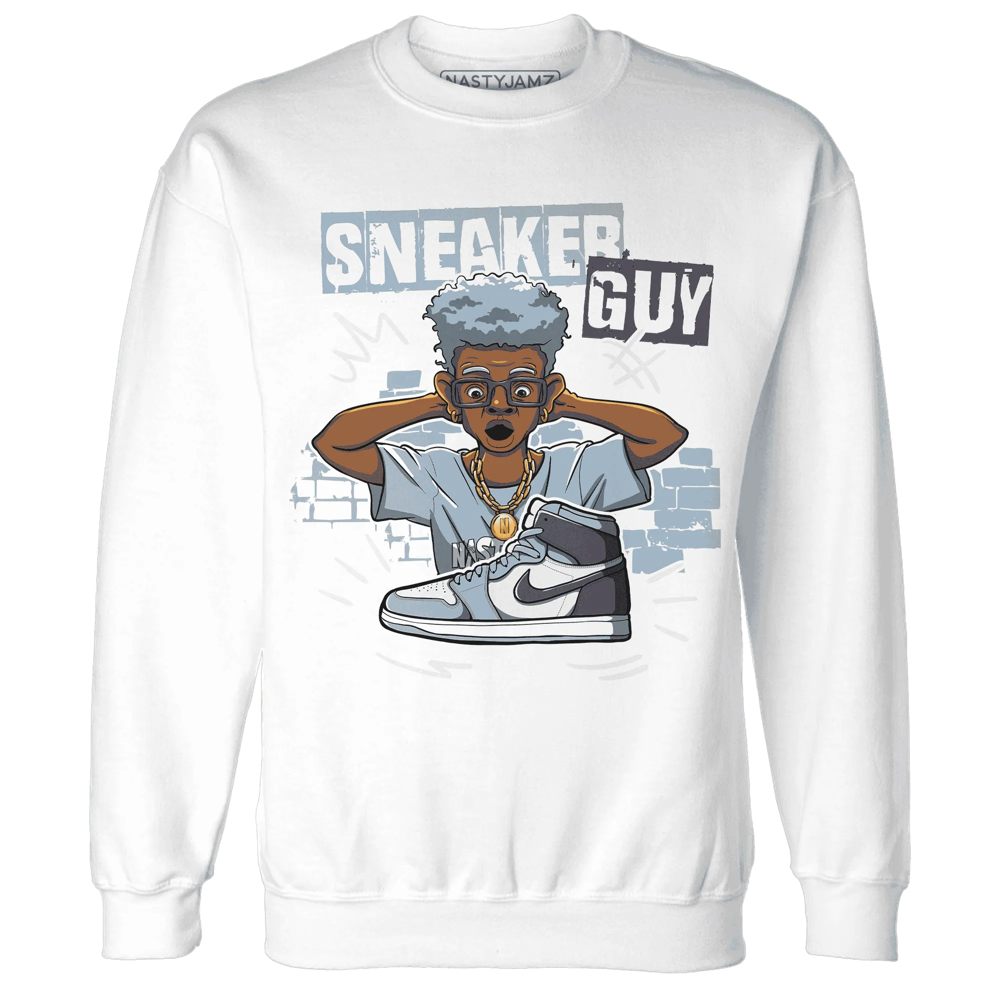 NastyJamz-Mid-Diffused-Blue-Grey-1s-Sweatshirt-Match-Sneaker-Guy-Collector